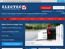 Tablet Screenshot of electecinc.com